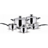 PYRAMIS Gourmet (015700901) Σετ μαγειρικών σκευών Inox - Σε 4 Άτοκες Δόσεις