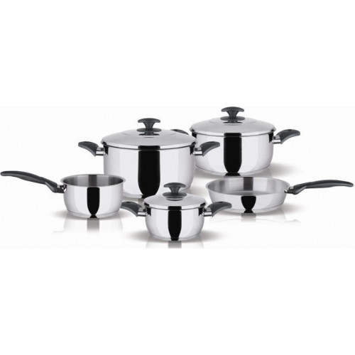 PYRAMIS Gourmet (015700901) Σετ μαγειρικών σκευών Inox - Σε 4 Άτοκες Δόσεις PYRAMIS Gourmet (015700901) Σετ μαγειρικών σκευών Inox - Σε 4 Άτοκες Δόσεις