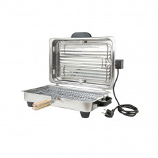 ROLLER Ψηστιέρα Inox Ορθογώνια 1200w ΓΙΓΑΣ (20107) Ψηστιέρες-Γκριλιέρες Inox - Σε 3 Άτοκες Δόσεις