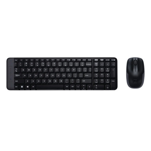 LOGITECH WIRELESS MK220 (920-003157) Πληκτρολόγιο & Ποντίκι Black LOGITECH WIRELESS MK220 (920-003157) Πληκτρολόγιο & Ποντίκι Black