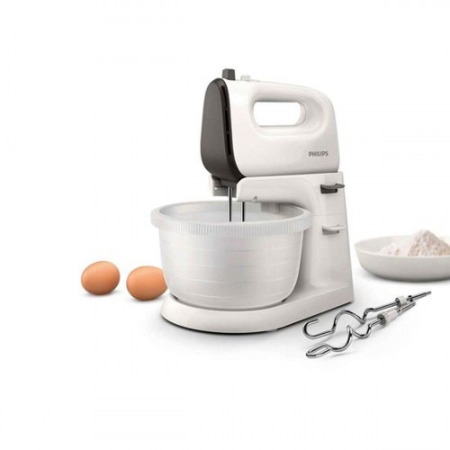 PHILIPS HR3745/00 Μίξερ με κάδο White - Σε 3 Άτοκες Δόσεις PHILIPS HR3745/00 Μίξερ με κάδο White - Σε 3 Άτοκες Δόσεις