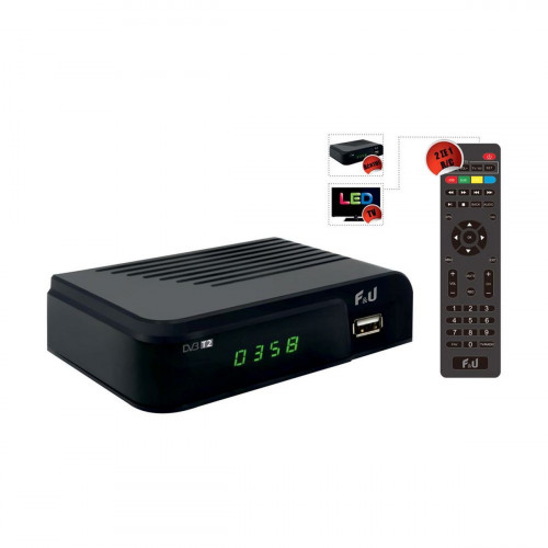 F&U MPF3473HU DVB-T2 H265 Αποκωδικοποιητές Mpeg4 Black - Σε 3 Άτοκες Δόσεις F&U MPF3473HU DVB-T2 H265 Αποκωδικοποιητές Mpeg4 Black - Σε 3 Άτοκες Δόσεις