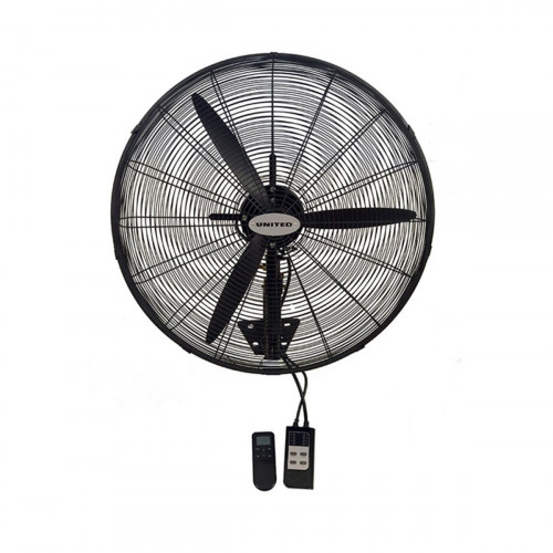 UNITED UIF-764 Ανεμιστήρες Τοίχου Black - Σε 4 Άτοκες Δόσεις