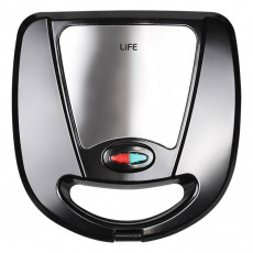 LIFE ROYAL DETACHABLE 221-0212 Σαντουιτσιέρες/Τοστιέρες Silver/Black - Σε 3 Άτοκες Δόσεις