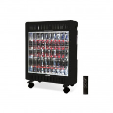 GRUPPE NDS-24ΑR Θερμάστρες Χαλαζία/Carbon Black - Σε 3 Άτοκες Δόσεις