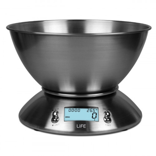 LIFE MISE EN PLACE DIGITAL (221-0256) Ζυγαριές κουζίνας Silver - Σε 3 Άτοκες Δόσεις LIFE MISE EN PLACE DIGITAL (221-0256) Ζυγαριές κουζίνας Silver - Σε 3 Άτοκες Δόσεις