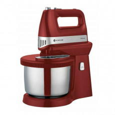 SINGER DELUXE SM-500 Μίξερ με κάδο Red - Σε 3 Άτοκες Δόσεις