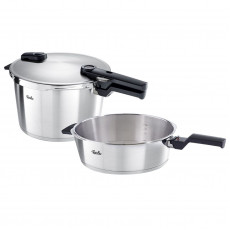 FISSLER SET QUATTRO VITAQUICK PREMIUM 8LT ME 1 ΚΑΠΑΚΙ FISSLER (60281011000) Χύτρες