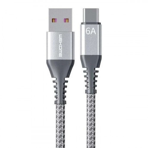 WK (WDC-169) CHARGING CABLE 1M Καλώδια-Λοιπά Αξεσουάρ Κινητής Silver - Σε 3 Άτοκες Δόσεις WK (WDC-169) CHARGING CABLE 1M Καλώδια-Λοιπά Αξεσουάρ Κινητής Silver - Σε 3 Άτοκες Δόσεις
