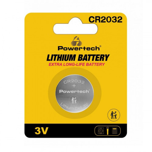 POWERTECH PT-1208 CR2032 Μπαταρίες - Σε 3 Άτοκες Δόσεις POWERTECH PT-1208 CR2032 Μπαταρίες - Σε 3 Άτοκες Δόσεις