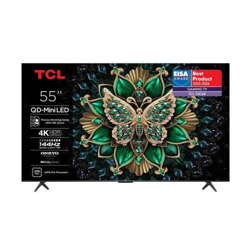 TCL 55C6K 4K QD Mini-LED Google TV Τηλεόραση Black - Σε 6 Άτοκες Δόσεις TCL 55C6K 4K QD Mini-LED Google TV Τηλεόραση Black - Σε 6 Άτοκες Δόσεις