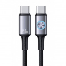 USAMS USB-C Sj751 240W Καλώδια-Λοιπά Αξεσουάρ Κινητής Black - Σε 3 Άτοκες Δόσεις