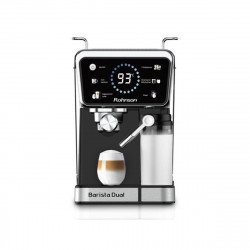 ROHNSON R-98082 Μηχανές Espresso Black/Silver - Σε 4 Άτοκες Δόσεις