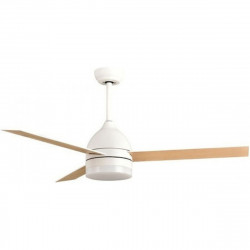 EUROLAMP 300-25064 Ανεμιστήρες οροφής White/Wood - Σε 4 Άτοκες Δόσεις