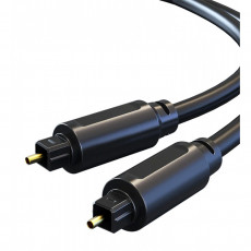 CABLETIME CT-AV380-H03(5)-B2 TosLink gold plated, 2m Καλώδια Black