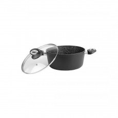 SITRAM GRANITE 24cm (711707) Χύτρες Black - Σε 3 Άτοκες Δόσεις