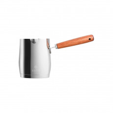 ESTIA MOKKA ΑΝΟΞΕΙΔΩΤΟ 223ml ΜΕ ΞΥΛΙΝΗ ΛΑΒΗ Μπρίκια Inox - Σε 3 Άτοκες Δόσεις