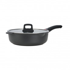 ESTIA NORDIC ΑΝΤΙΚΟΛΛΗΤΙΚΗ 28cm Ημίχυτρες Black - Σε 3 Άτοκες Δόσεις