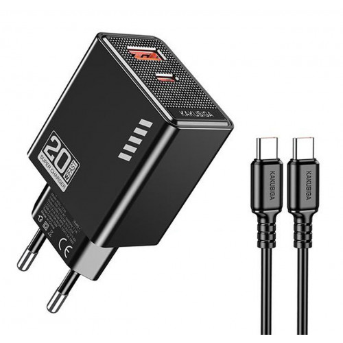 KAKUSIGA KSC-1240 USB-C 20W Φορτιστής White - Σε 3 Άτοκες Δόσεις KAKUSIGA KSC-1240 USB-C 20W Φορτιστής White - Σε 3 Άτοκες Δόσεις