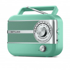 MUSE M-056AG Retro Ραδιόφωνο Green - Σε 3 Άτοκες Δόσεις