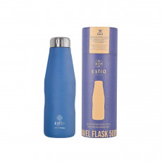 ESTIA TRAVEL FLASK SAVE THE AEGEAN 500ml DENIM BLUE θερμός - Σε 3 Άτοκες Δόσεις
