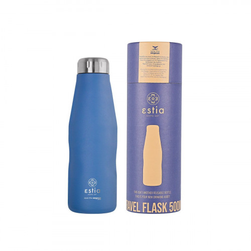 ESTIA TRAVEL FLASK SAVE THE AEGEAN 500ml DENIM BLUE θερμός - Σε 3 Άτοκες Δόσεις ESTIA TRAVEL FLASK SAVE THE AEGEAN 500ml DENIM BLUE θερμός - Σε 3 Άτοκες Δόσεις